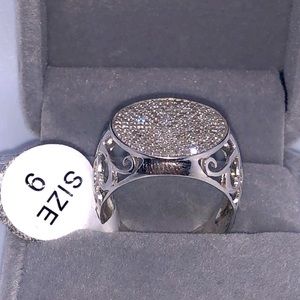 REAL diamond custom made men ring stylish hiphop bling gift ring wow huge sale!